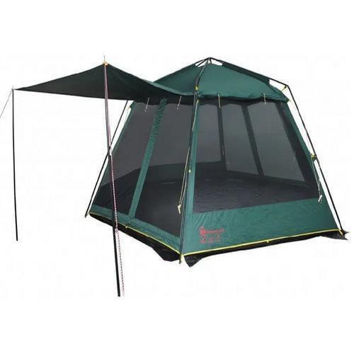 Туристическая беседка-палатка Tramp Bungalow Lux 4,3х3,7х2,25 м Зеленый