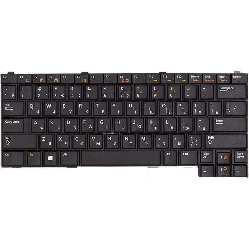 Клавіатура Power для ноутбука DELL Latitude E5420 E6420 чорний фрейм Чорний