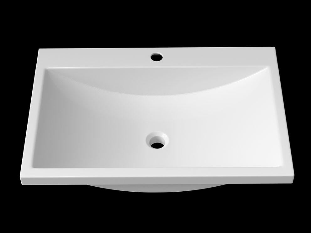 Умивальник накладний Status Braun Low White (695) - фото 4