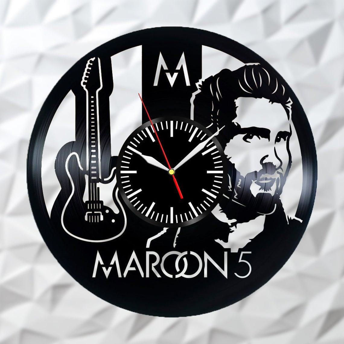 Часы настенные Maroon 5 2295 из виниловой пластинки