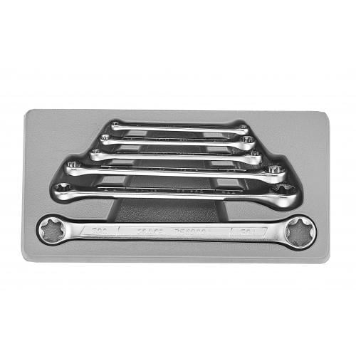 Набор ключей Force E6-E24 Torx Е-профиль накидных 6 пр. (23062198)