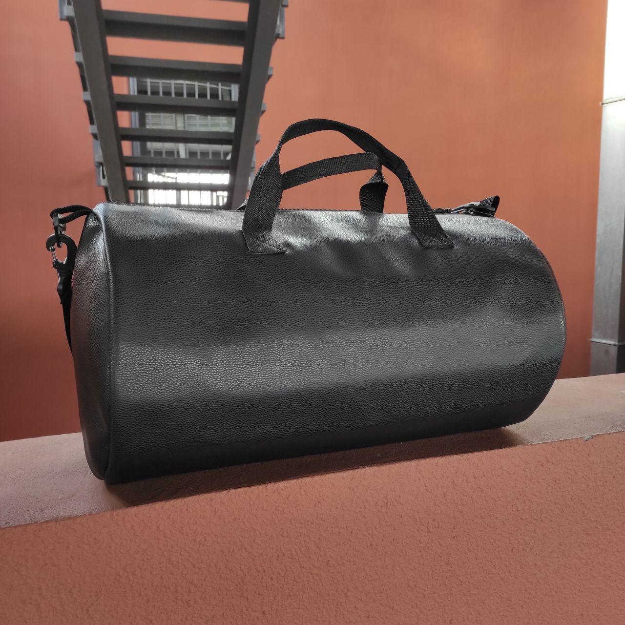 Дорожня сумка з еко-шкіри Чорний (1864999004)