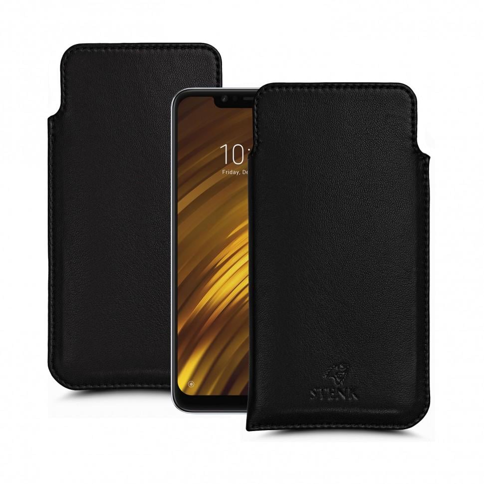 Футляр Stenk Elegance для Xiaomi Pocophone F1 Черный (62379)