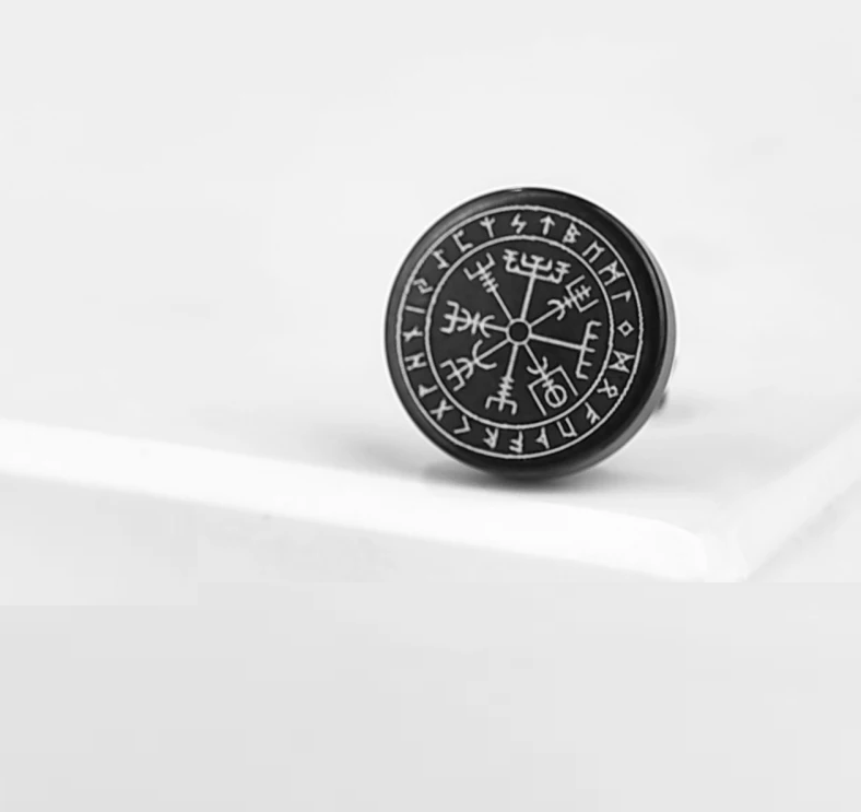 Сережки Рунічний компас у вигляді штанги 1 шт. (2771952011)