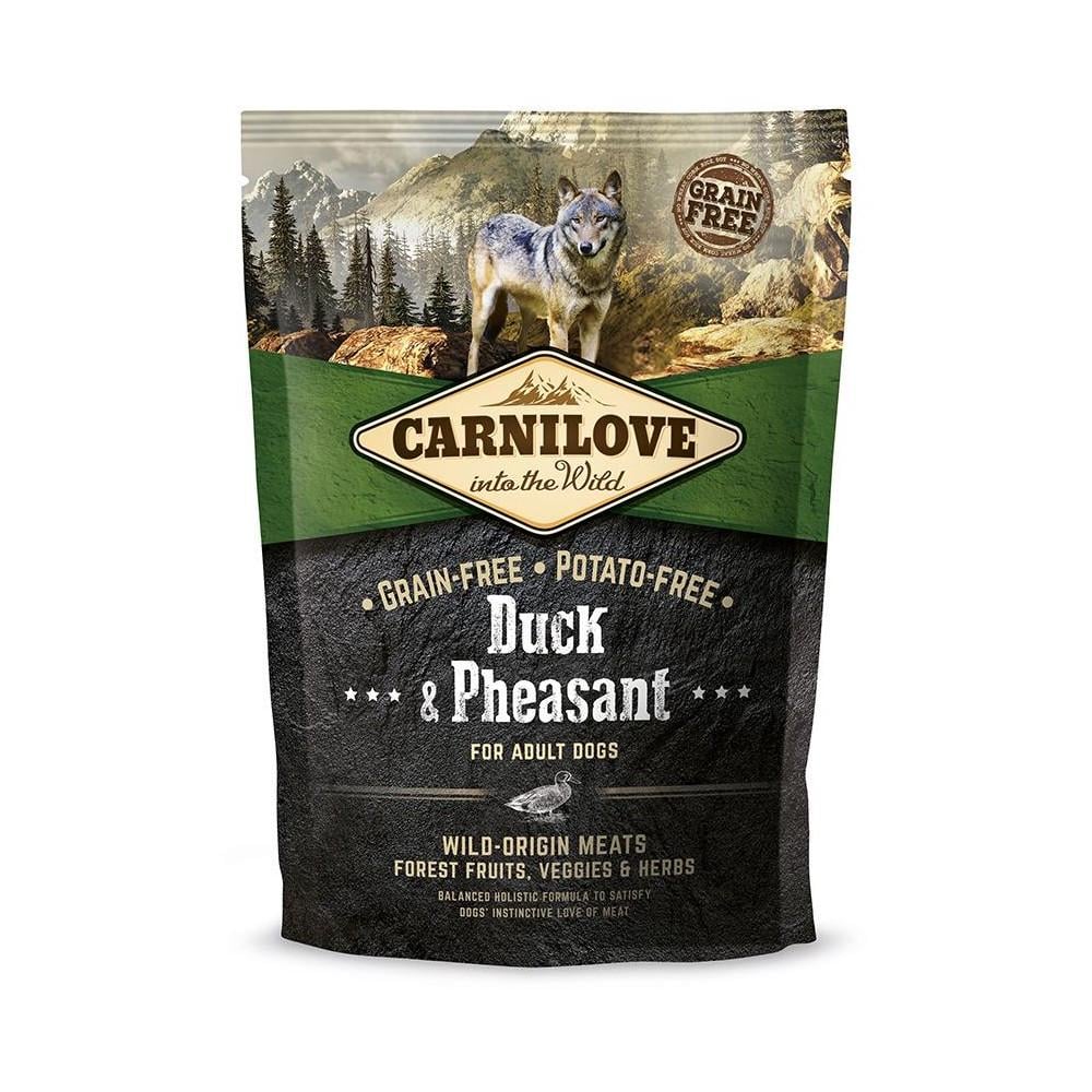 Корм сухой Carnilove Adult Duck and Pheasant для взрослых собак всех пород с уткой и фазаном 1,5 кг (8595602508877)