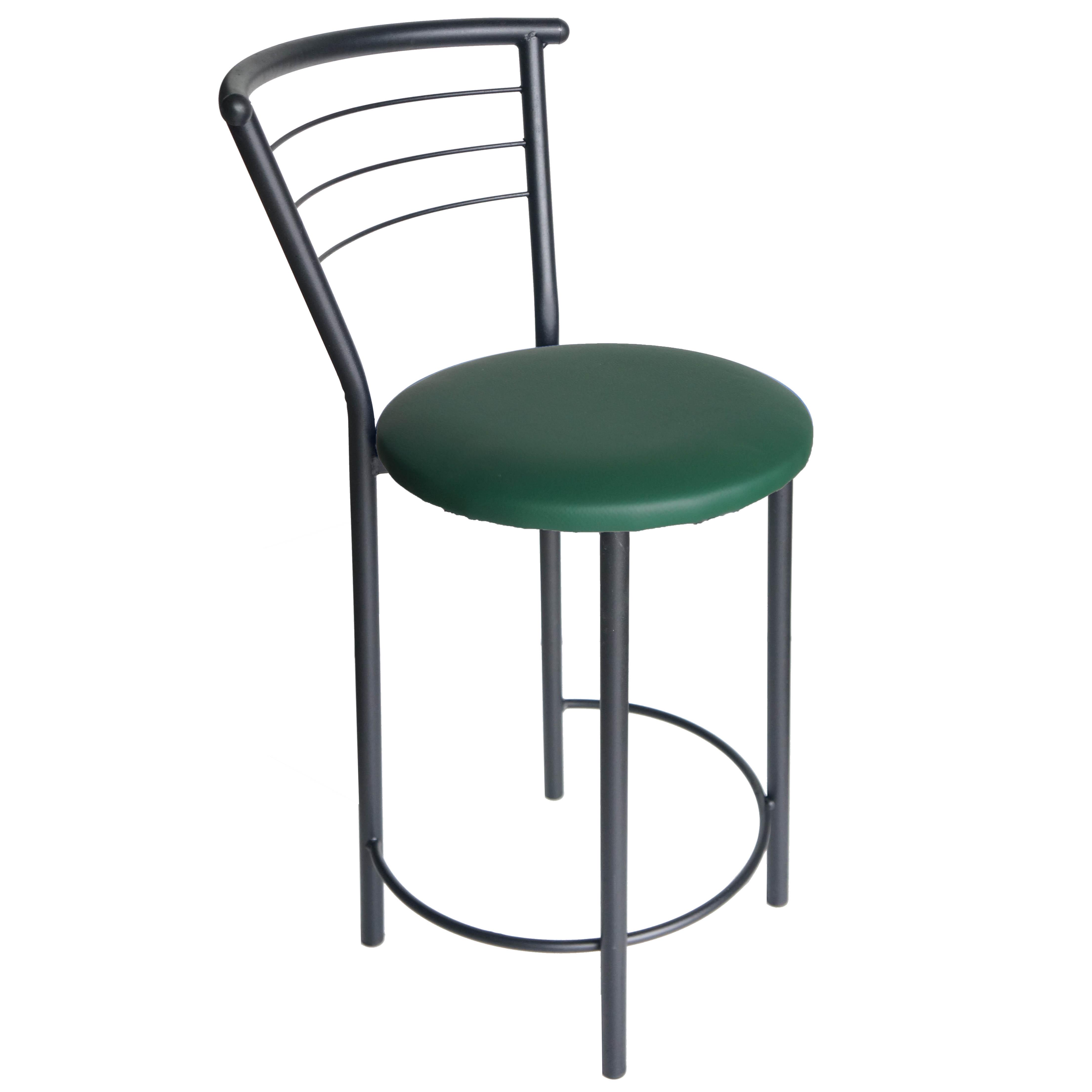 Полубарный стул АНТ Марко кожзаменитель Черный/Зеленый (U24441-05)