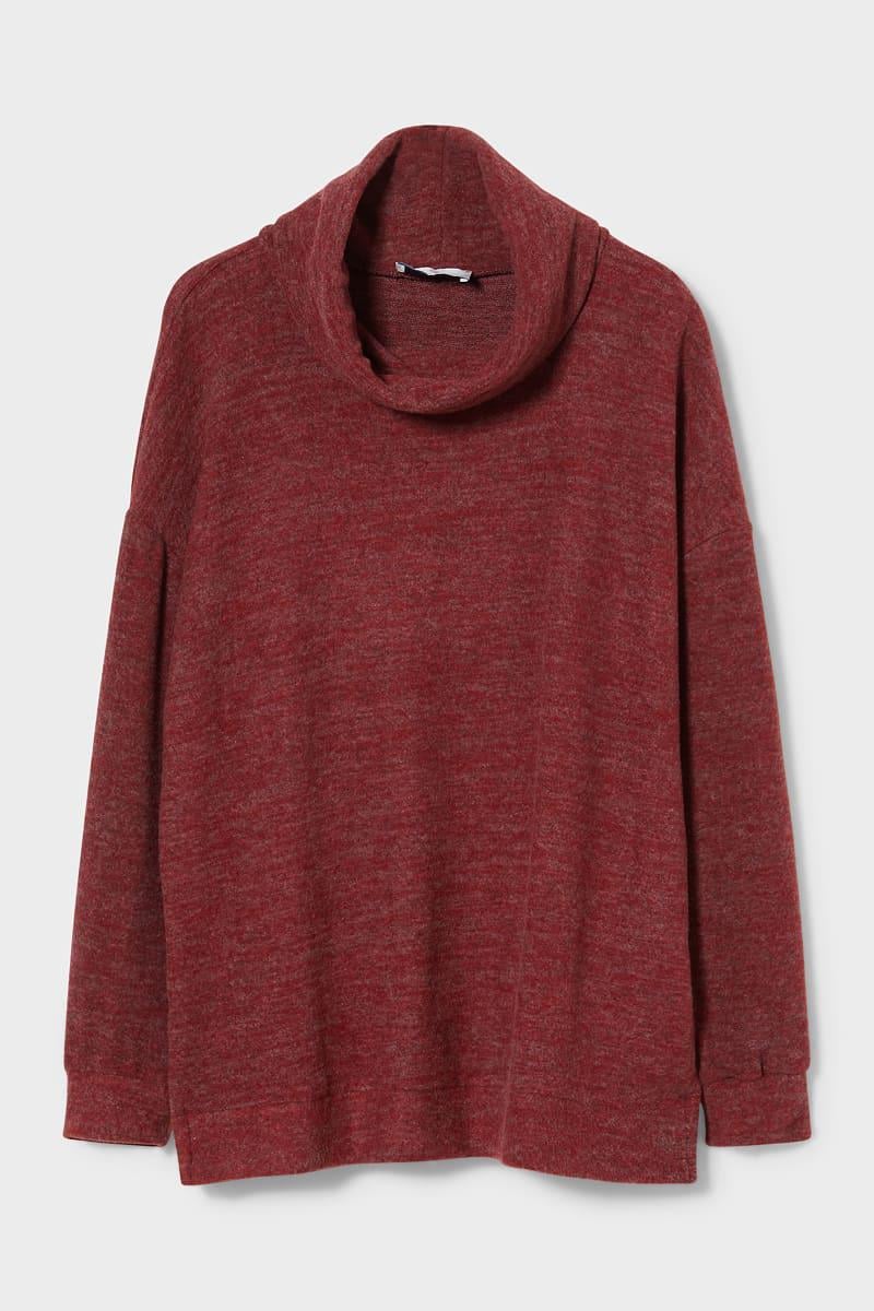 Светр C&A XL Бордовий меланж (2104977)