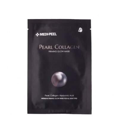 Маска для лица Medi-peel Pearl Collagen Firming Glow тканевая омолаживающая с коллагеном и жемчугом 25 ml (6665556325632)