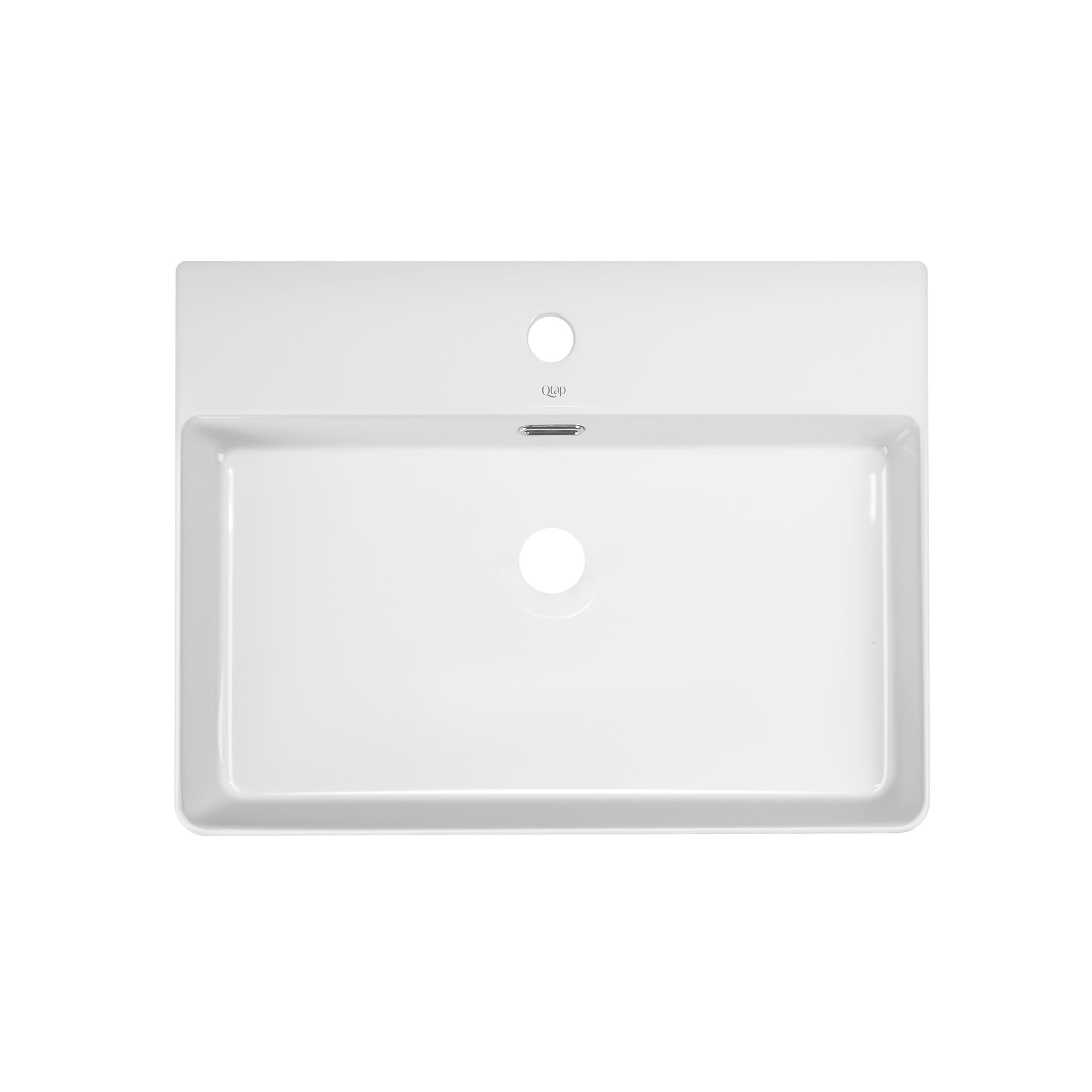Раковина Qtap Nando LT 600х420х130 мм White (QT12116146W)