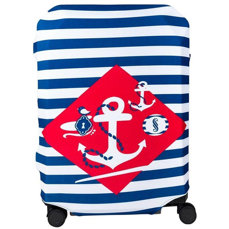 Чехол для чемодана BG Berlin HUG COVER 57-62 см M Navy Sense (Bg002-02-113-M) - фото 1 Чехол для чемодана BG Berlin HUG COVER 57-62 см M Navy Sense (Bg002-02-113-M) - фото 1