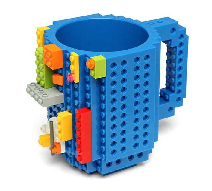 Чашка-конструктор SUNROZ з іграшкою Синій (SUN3776)
