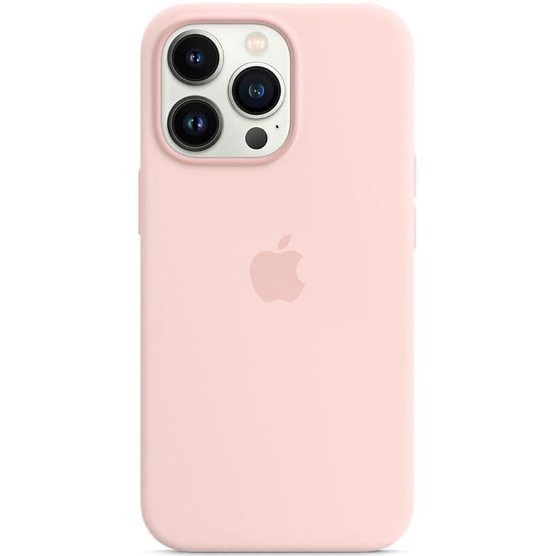 Противоударный Чехол Silicone Case Full Protective (AA) для Apple iPhone 15 Pro Max (6.7") Розовый / Chalk Pink