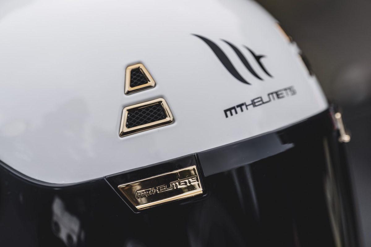 Мотошлем MT HELMETS Jarama Solid S Gloss White (25136) - фото 35