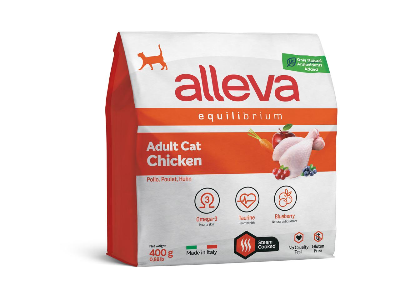 Корм для кошек Alleva Equilibrium Chicken Cat 0,4 кг с курицей (1861512465)