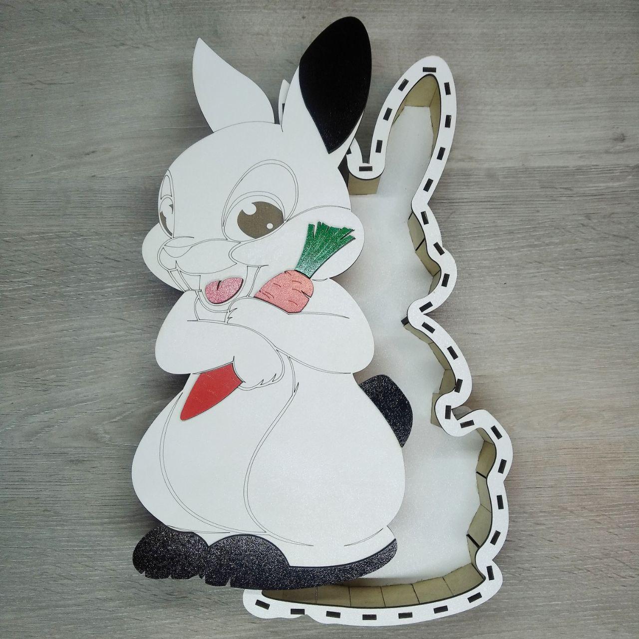 Коробка для сладостей Зайка 35х17х6 см