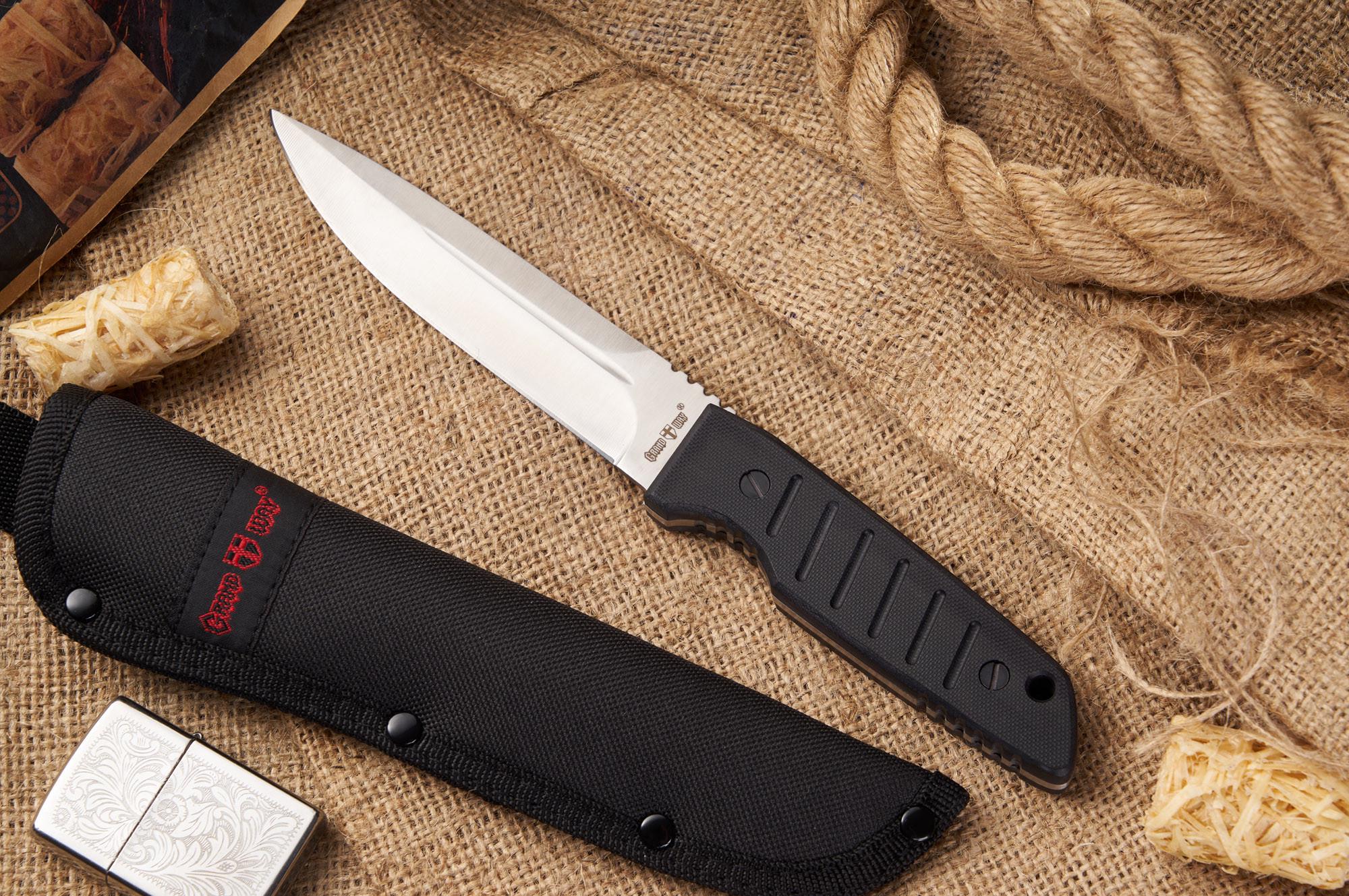 Нож нескладной охотничий Grand Way 2518 TJ для бушкрафта