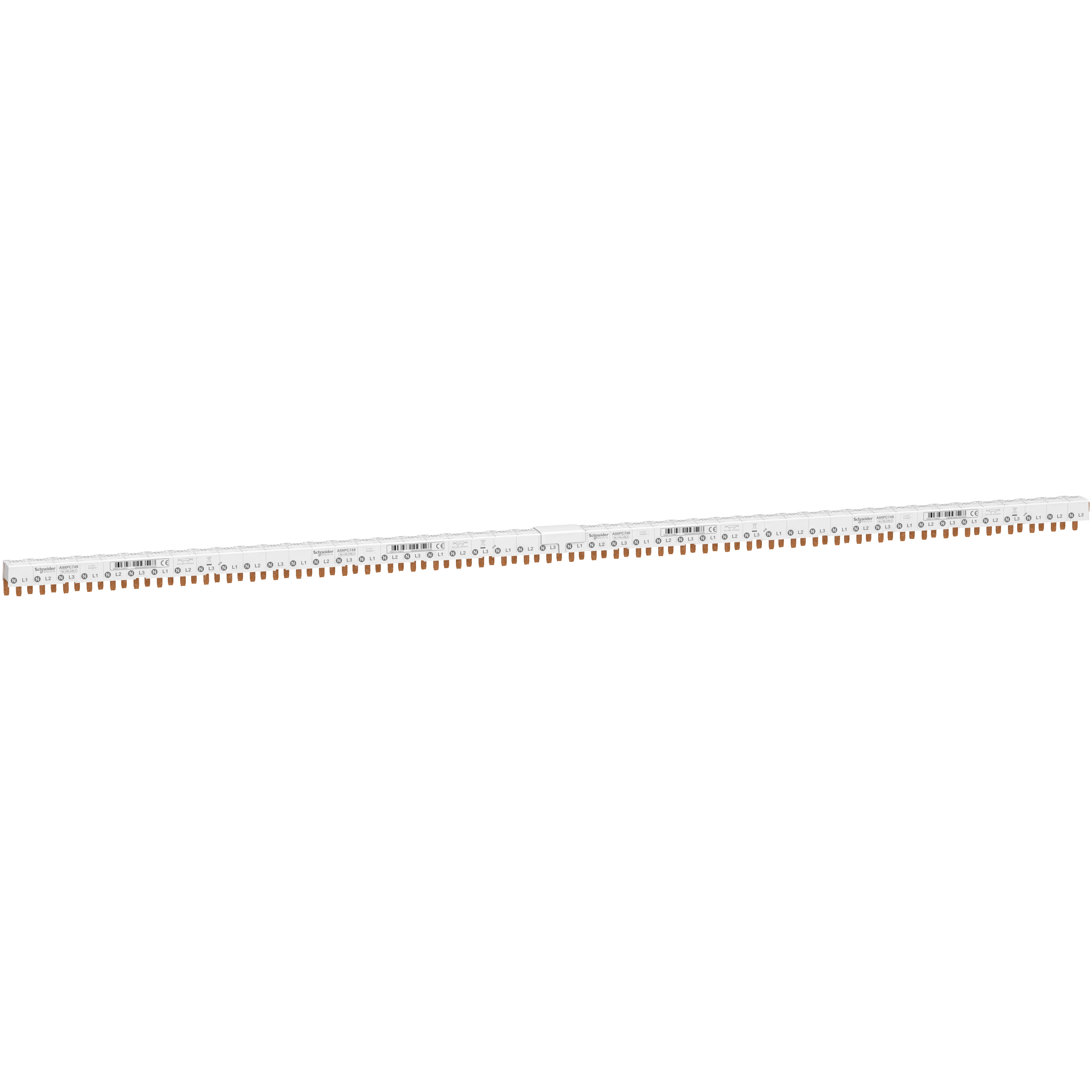 Шина соединительная Schneider Electric Acti9 3P+N 80A 48 модулей шаг 18 мм 86,2 см (A9XPC748) Шина соединительная Schneider Electric Acti9 3P+N 80A 48 модулей шаг 18 мм 86,2 см (A9XPC748)