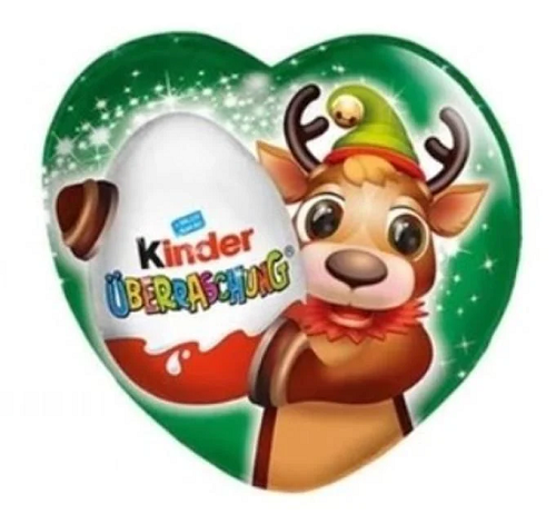 Шоколадне серце Kinder Uberraschung Олень з сюрпризом 53 г