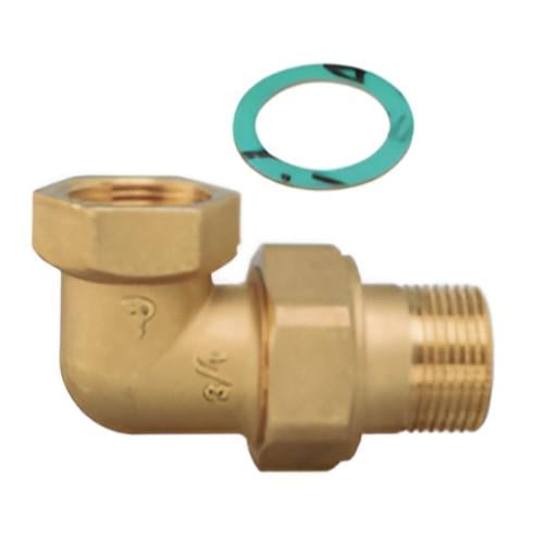 Свод американка угловой Pattaroni РЗВ 1 1/2" под прокладку латунь (F802R006)