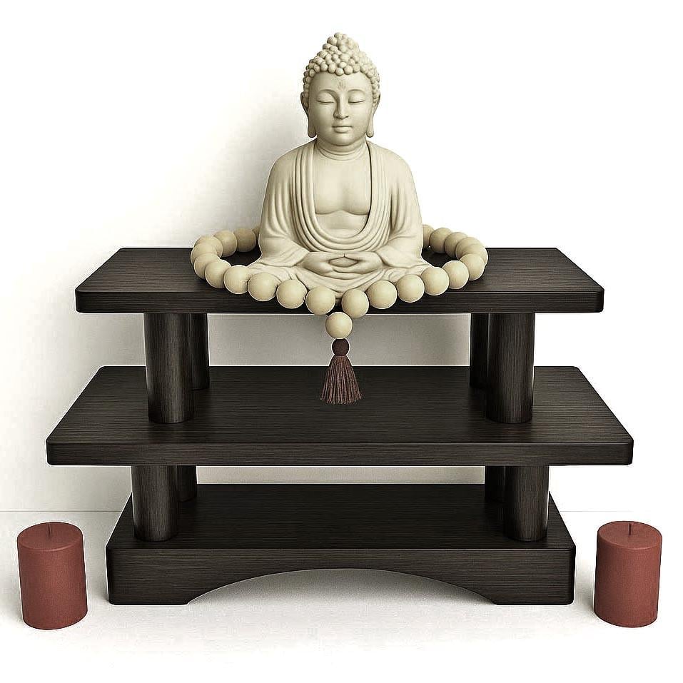 Вівтар для медитації з дерева Сітаджа Венге (ЛАТ-005212)
