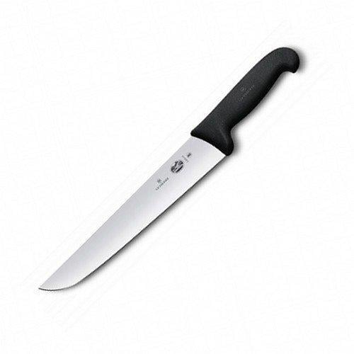 Ніж для м'яса Victorinox Fibrox Butcher 23 см Чорний (583626)