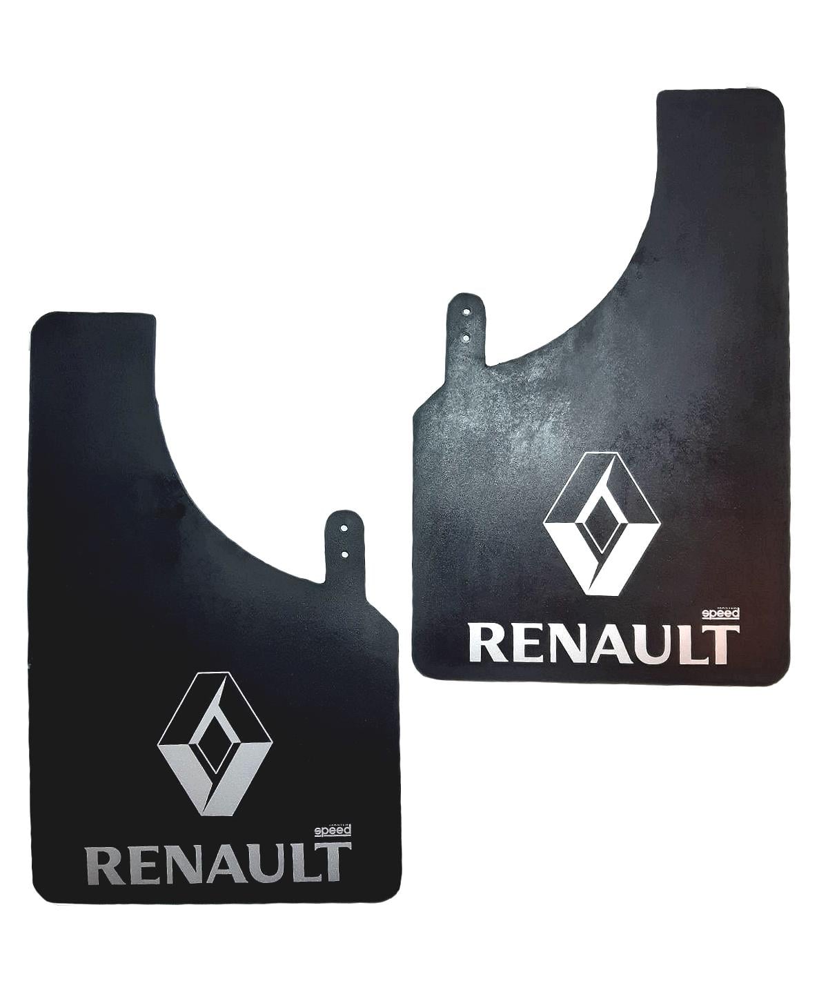 Брызговики Speed Master RENAULT большие логотип/надпись 440x280 мм 2 шт.