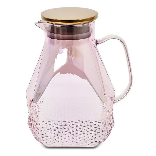 Графин стеклянный Stenson с крышкой 1,6 л (AN013607)