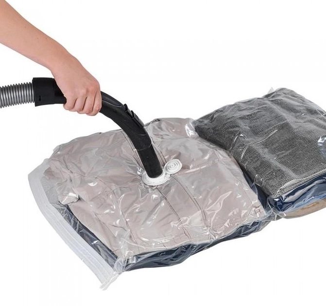 Вакуумний пакет для одягу та постільних речей XIFU VACUUM BAG ПВХ 80x120 см (KA 1080-2) - фото 5