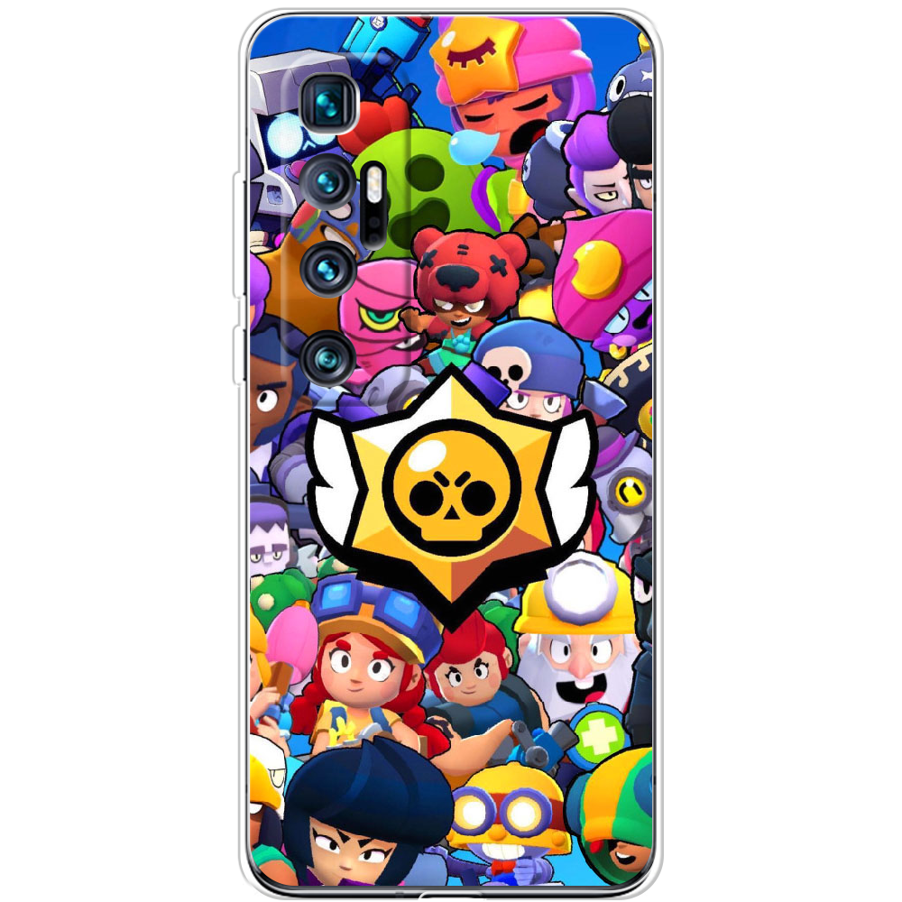 Чохол BoxFace Xiaomi Mi 10 Ultra Brawl Stars Прозорий силікон (44423-up2389-44423)