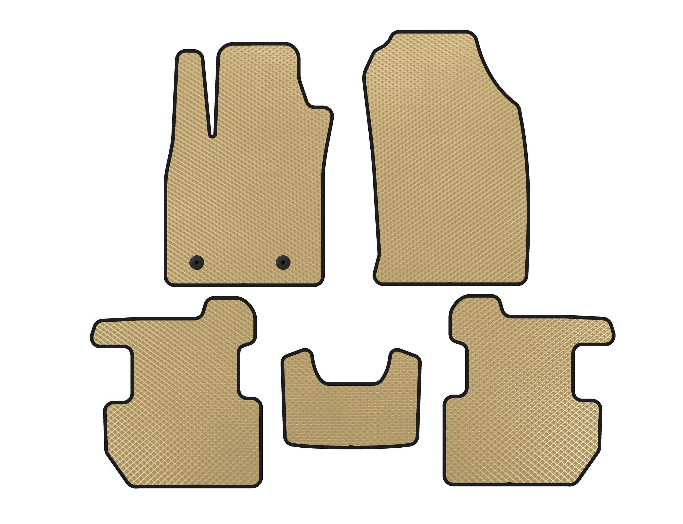 Коврики Digital Designs EVA для Ford Ecosport этилвинилацетат Бежевый (138604)