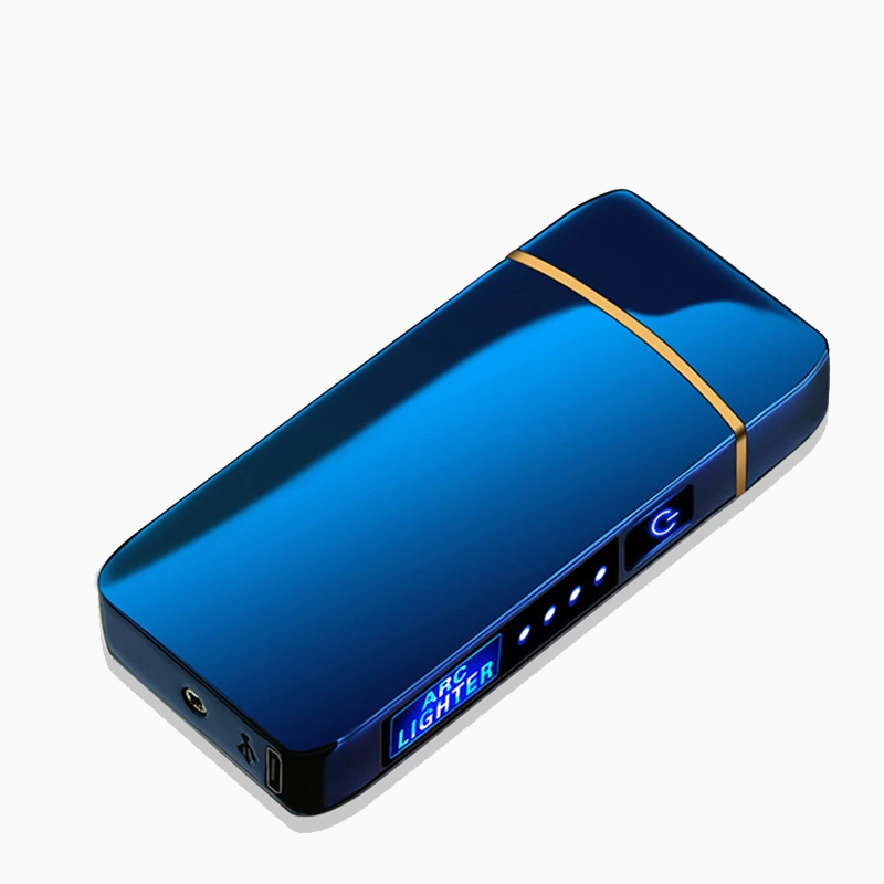 Зажигалка электроимпульсная портативная USB Синий (NR0006_2)