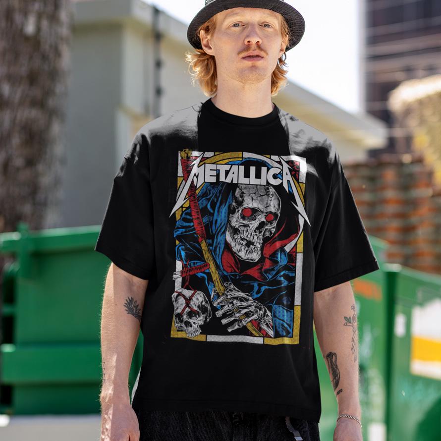 Футболка унисекс Metallica Grim Reaper 2XL Черный (32699252)
