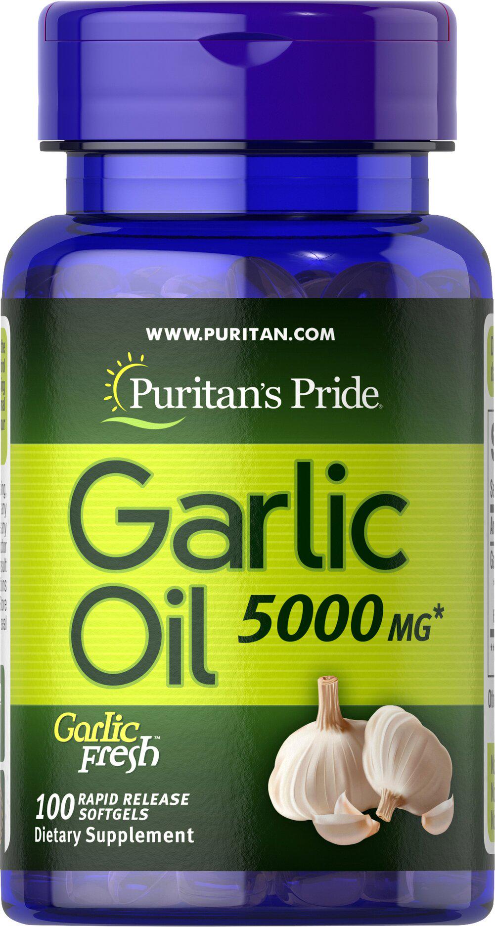 Чеснок Puritan's Pride Garlic 5000 мг 100 капс.