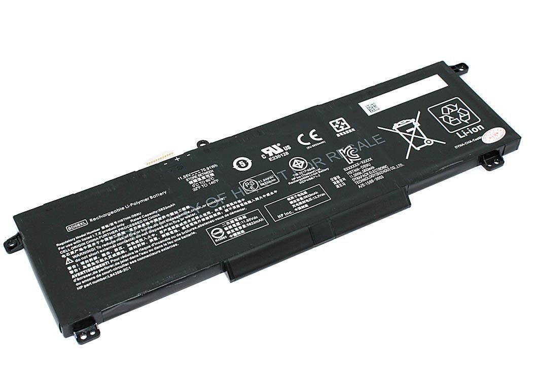 Аккумулятор для ноутбука HP SD06XL Omen 15 2020 11,55V 5833mAh OEM Black