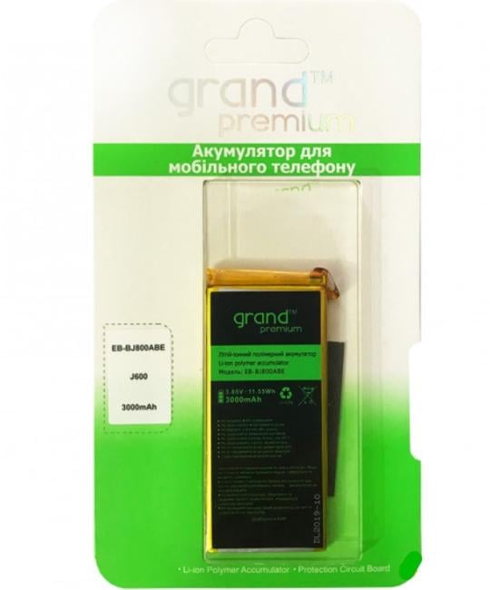 Аккумулятор Grand Premium для Samsung J6/J600 (10291538)