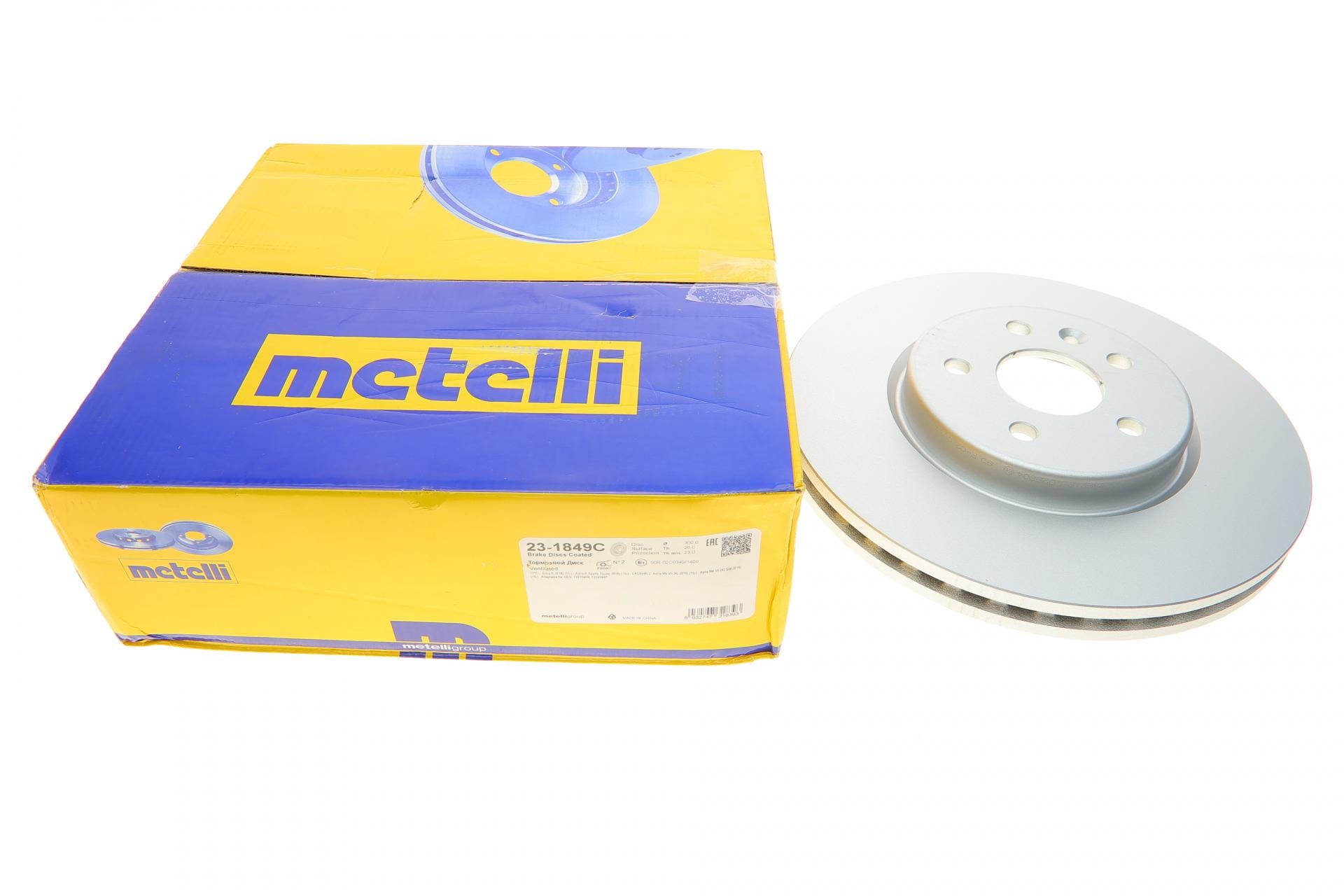 Диск тормозной передний METELLI для Opel Astra K 15-R16 300x26 мм (23-1849C)
