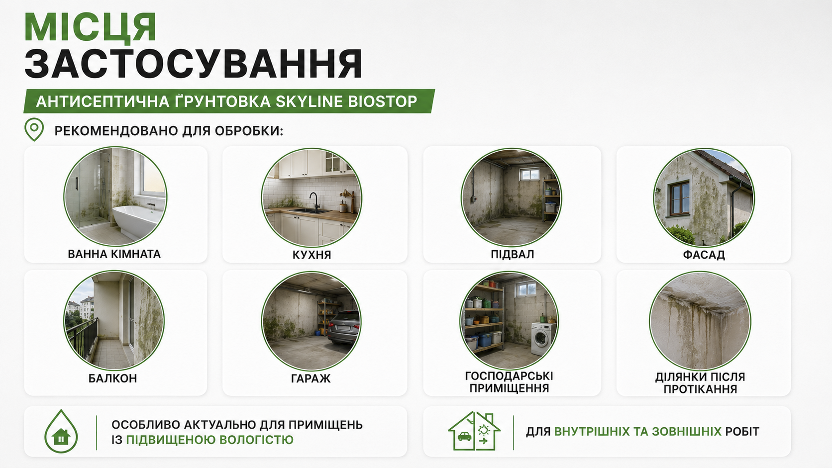 Грунтовка протигрибкова SkyLine Біостоп 10 л - фото 5
