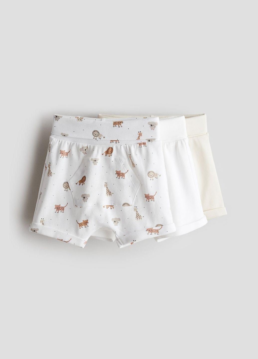 Шорти H&M 62 см Білий (1217586)