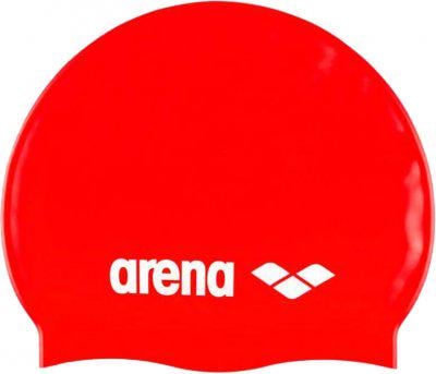 Шапка для плавания детская Arena CLASSIC SILICONE JR OSFM Красный (3468335686066) - фото 1