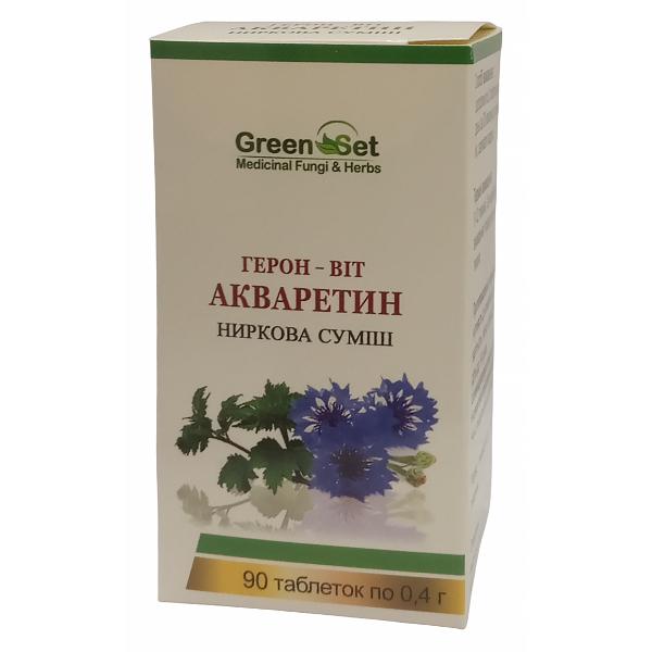 Комплекс для профилактики почек Green Set Герон-вит Акваретин Почечная смесь 90 табл. (000024074) Комплекс для профилактики почек Green Set Герон-вит Акваретин Почечная смесь 90 табл. (000024074)