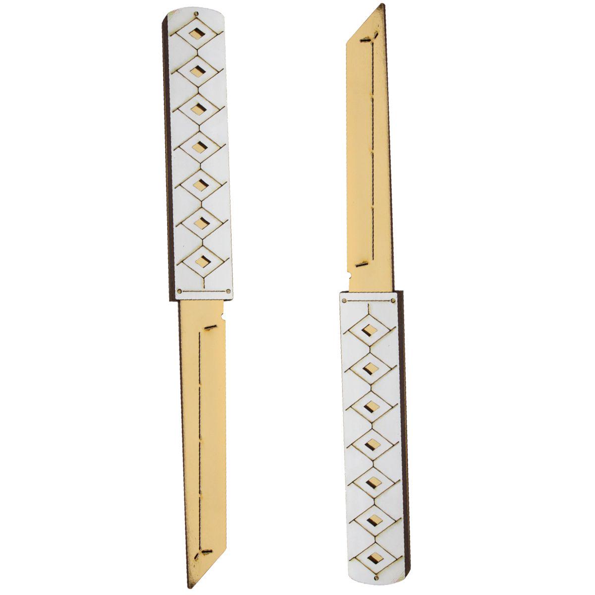 Ножи сувенирные из дерева DOUBLE Tanto Silver (215378)