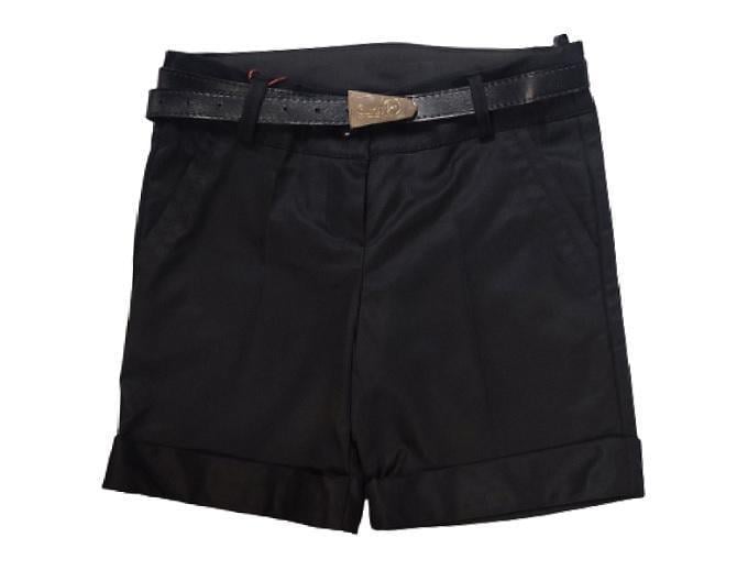 Шорты школьные для девочки Suzie ИЛАНА 01 мемори cotton 116 см Черный (430601_116)