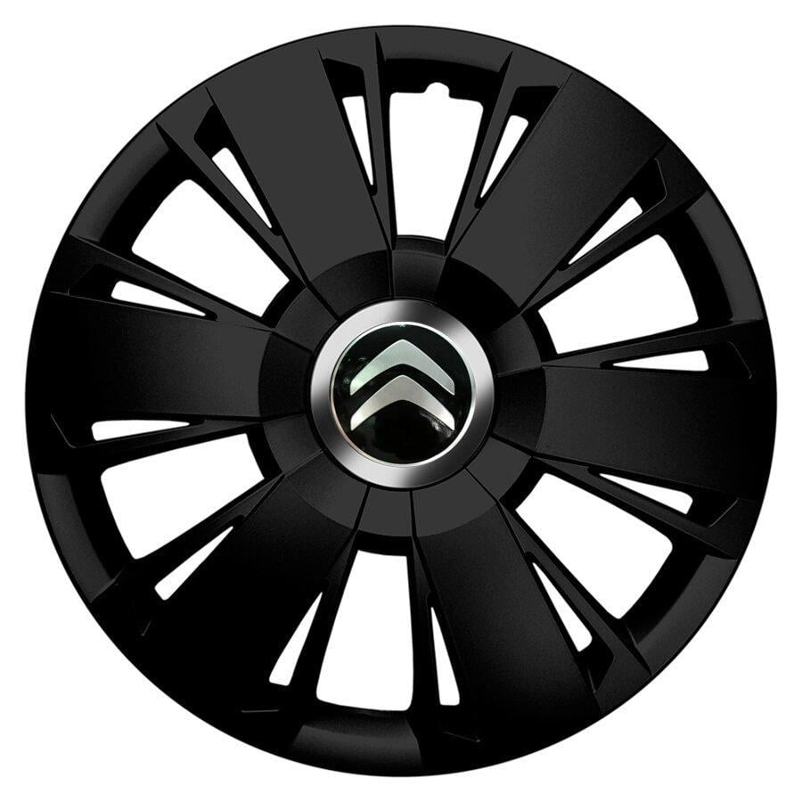 Комплект колпаков JAWOPLAST Sportivo R14 для Citroen 4 шт. Black (28434552)