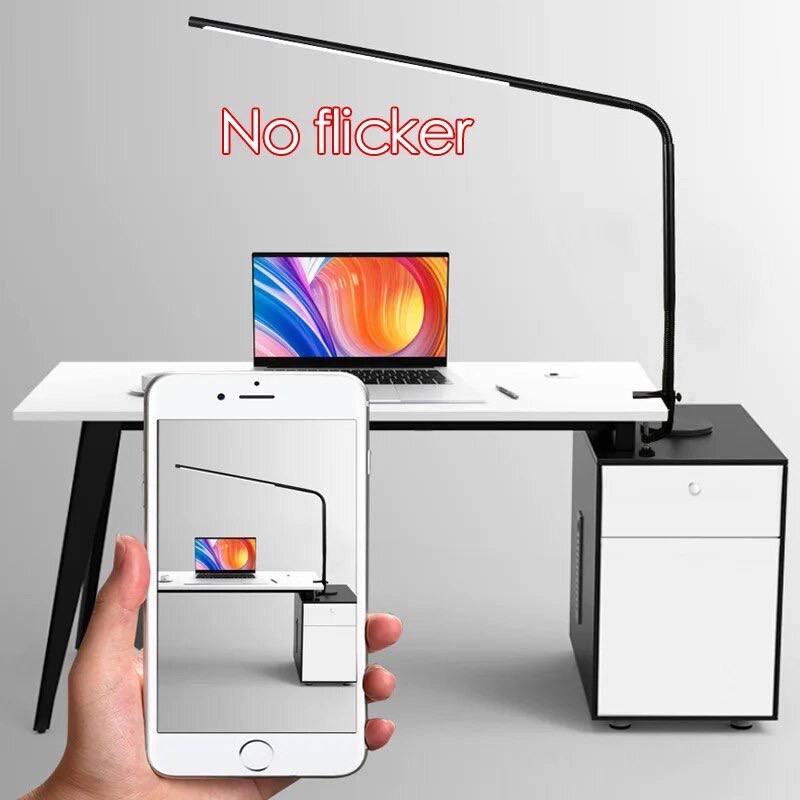 Настільна лампа LED FХ-021 на 15 Вт на металевій струбціні Чорний - фото 2 Настільна лампа LED FХ-021 на 15 Вт на металевій струбціні Чорний - фото 2