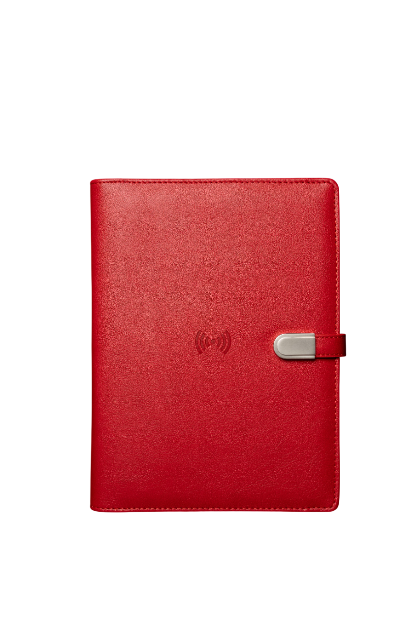 Дневник-Smart Лондон со встроенным повербанком 8000 mАh Красный (18339223)