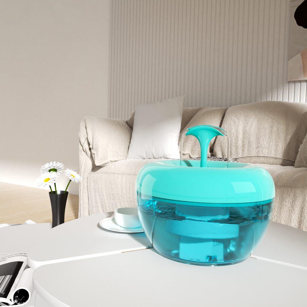 Питьевой фонтан для кошек и собак PAWOOF X1 Cleaning Kit с фильтром и набором для чистки 1,5 л Зеленый - фото 7 Питьевой фонтан для кошек и собак PAWOOF X1 Cleaning Kit с фильтром и набором для чистки 1,5 л Зеленый - фото 7