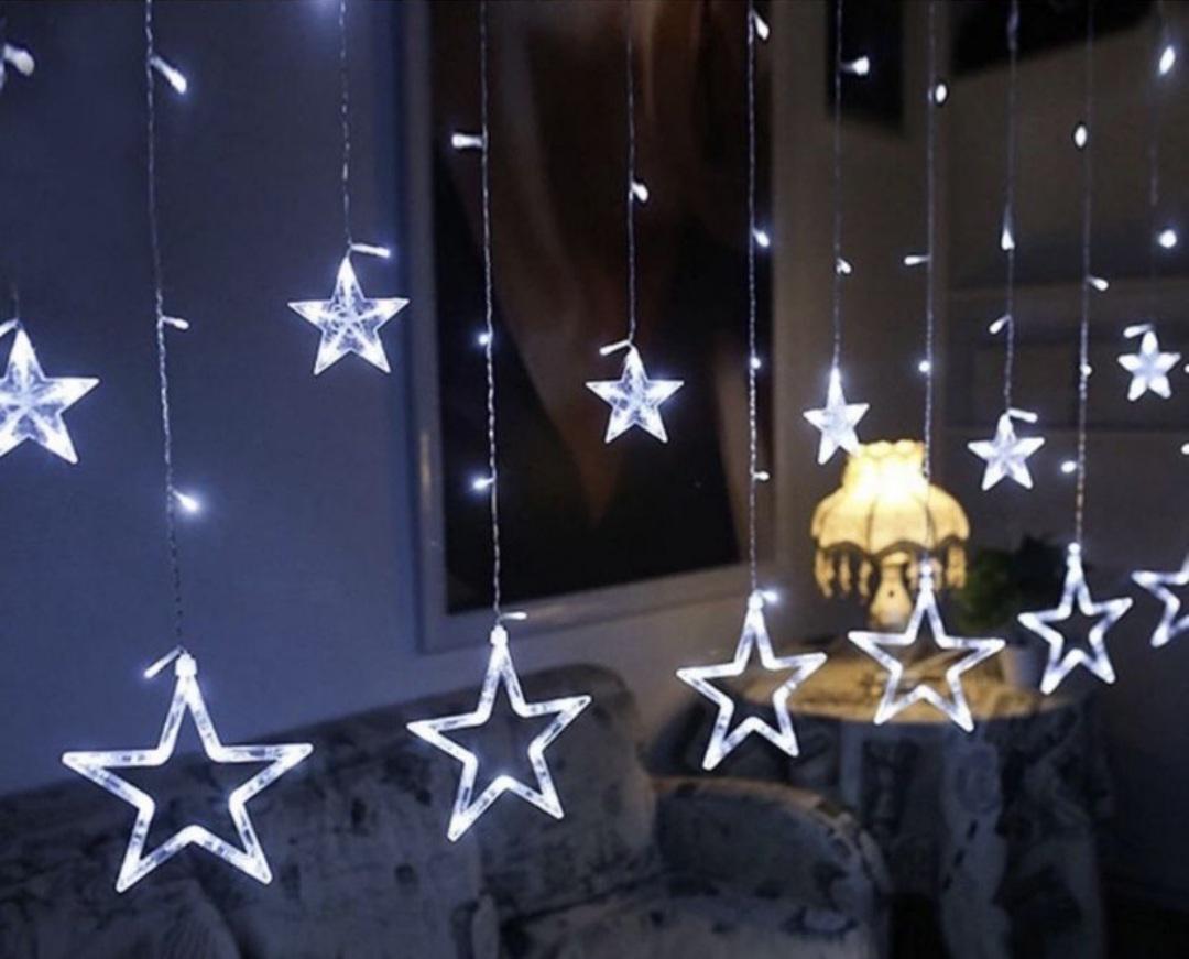 Гирлянда Звезды 12 звезд 3 м Белый холодный (9090908) - фото 1 Гирлянда Звезды 12 звезд 3 м Белый холодный (9090908) - фото 1