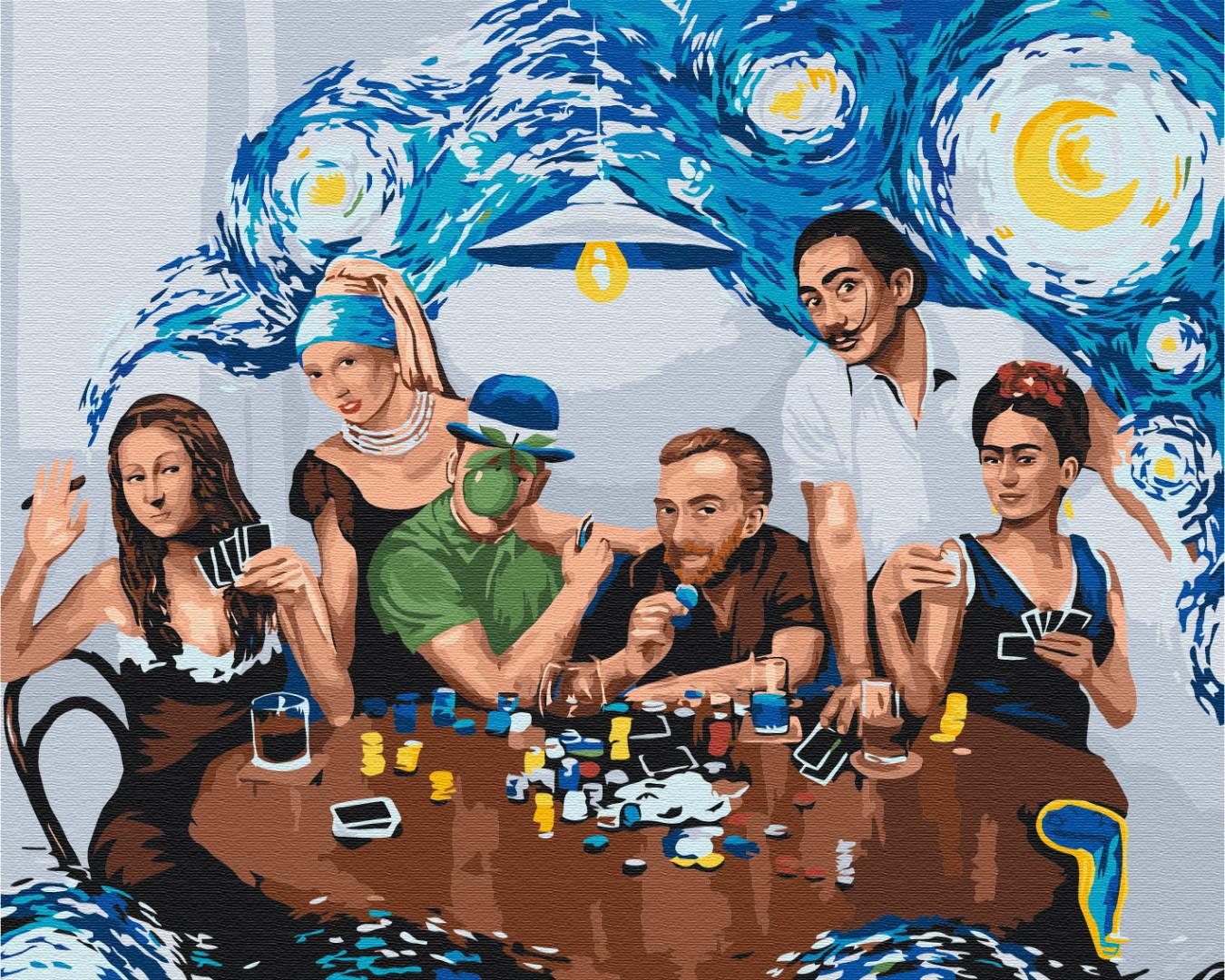 Картина по номерам Brushme Друзья-шедевры 40х50 см (BS52761) Картина по номерам Brushme Друзья-шедевры 40х50 см (BS52761)