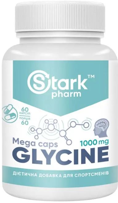 Натуральная добавка StarkPharm Glycine Mega caps 1000 мг 60 капсул