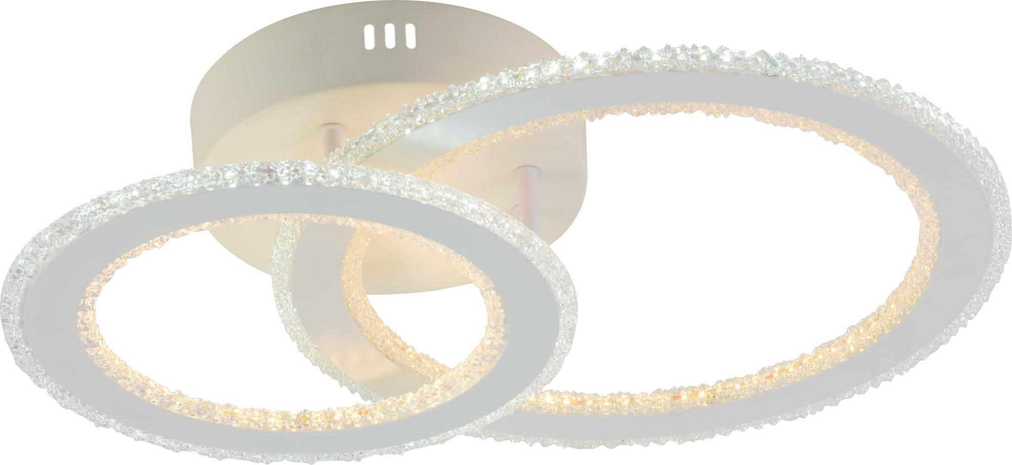 Люстра светодиодная Sirius LI8416/2C WH 128 W акриловая (000036746)